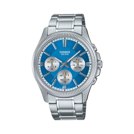 CASIO Mod. DAY DATE MULTIFUNCTION - LIGHT BLUE  MTP-1375PD-2A2VEF